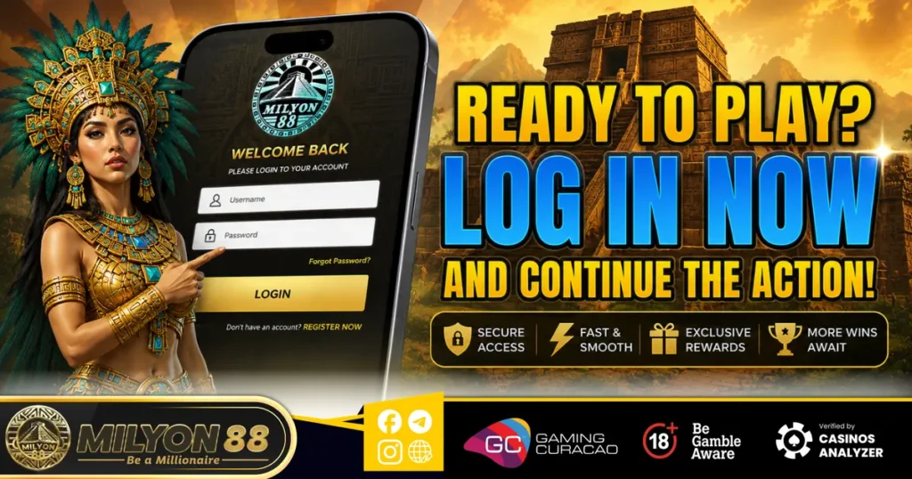 Milyon88 Login, Ready to Play