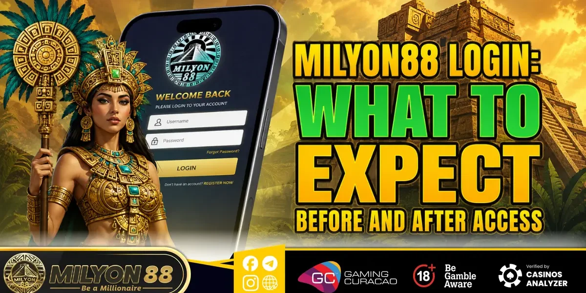 Milyon88 Login What to Expect Before and After Access